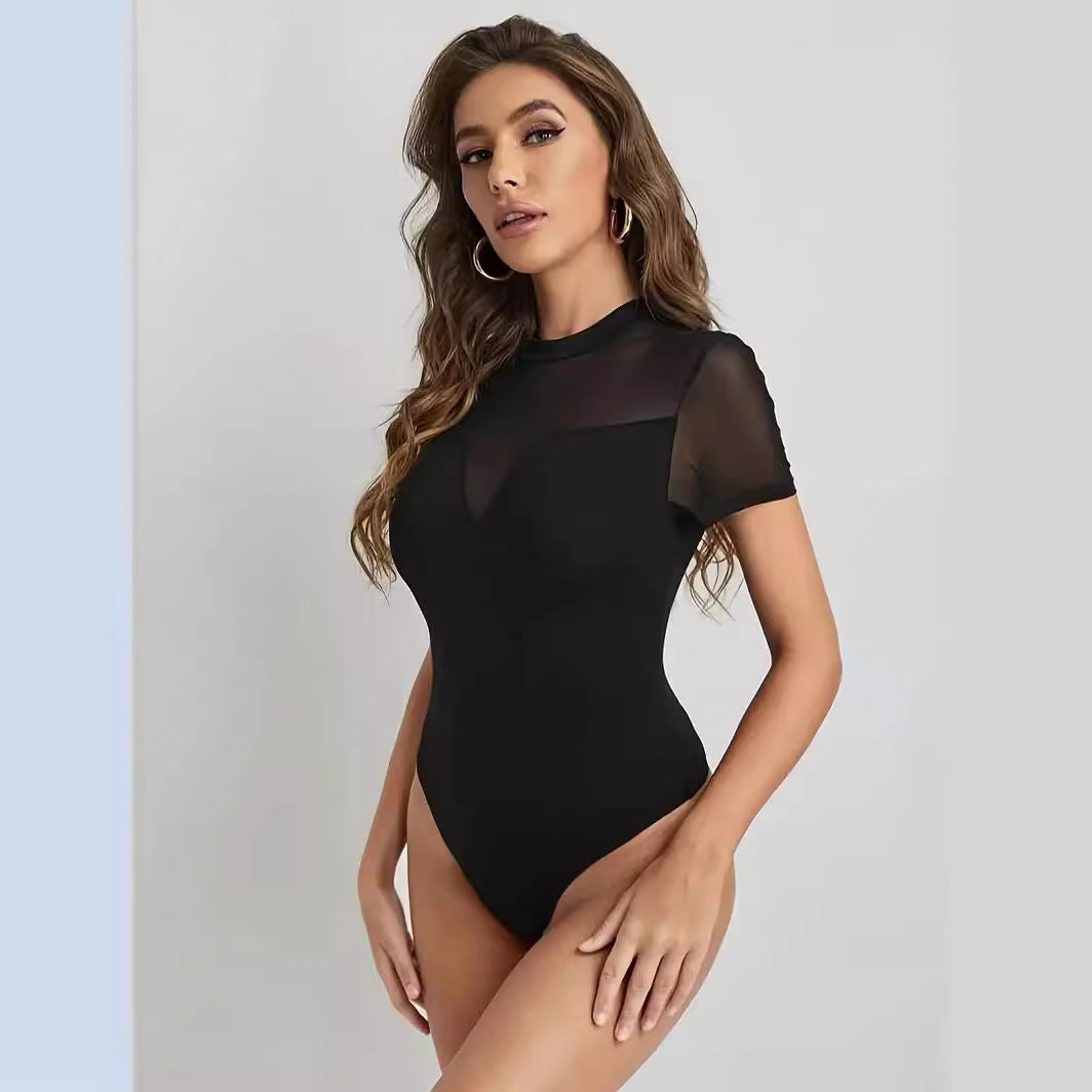 Versatile Personality Jumpsuit – Stylischer Damen-Overall in Schwarz